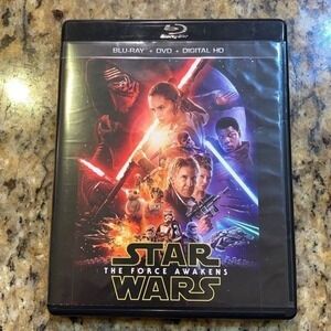 Star Wars The Force Awakens DVD Blue Ray & 100 piece puzzle from the movie